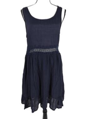 Women Blu Pepper Dress Navy Blue Size M